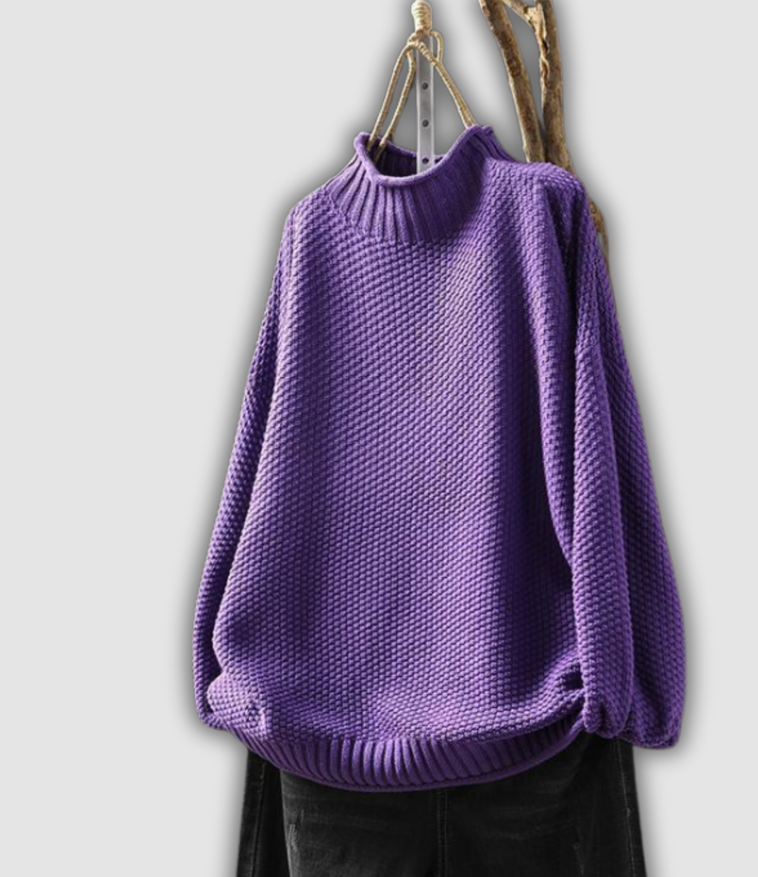 Bärbel - Waffelstrick Pullover