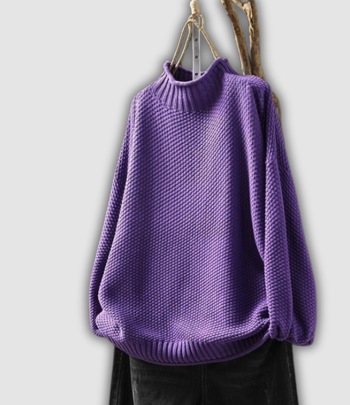 Bärbel - Waffelstrick Pullover
