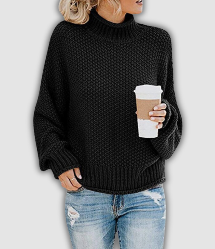 Marlis - Pullover mit Stehkragen