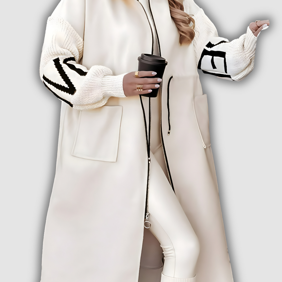Grace - Windbreaker langer Mantel