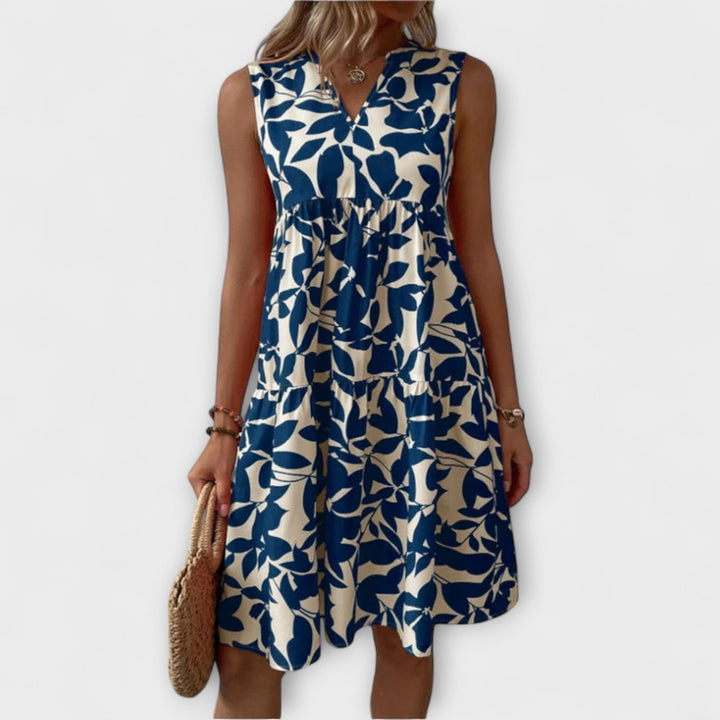 Gabriele - Florales Fließendes Kleid