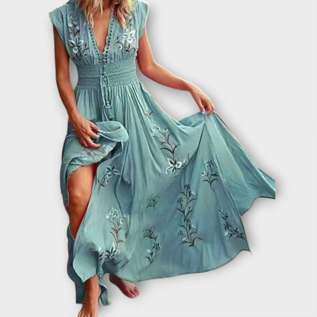 Greta – Boho-Kleid mit zauberhaften Stickereien
