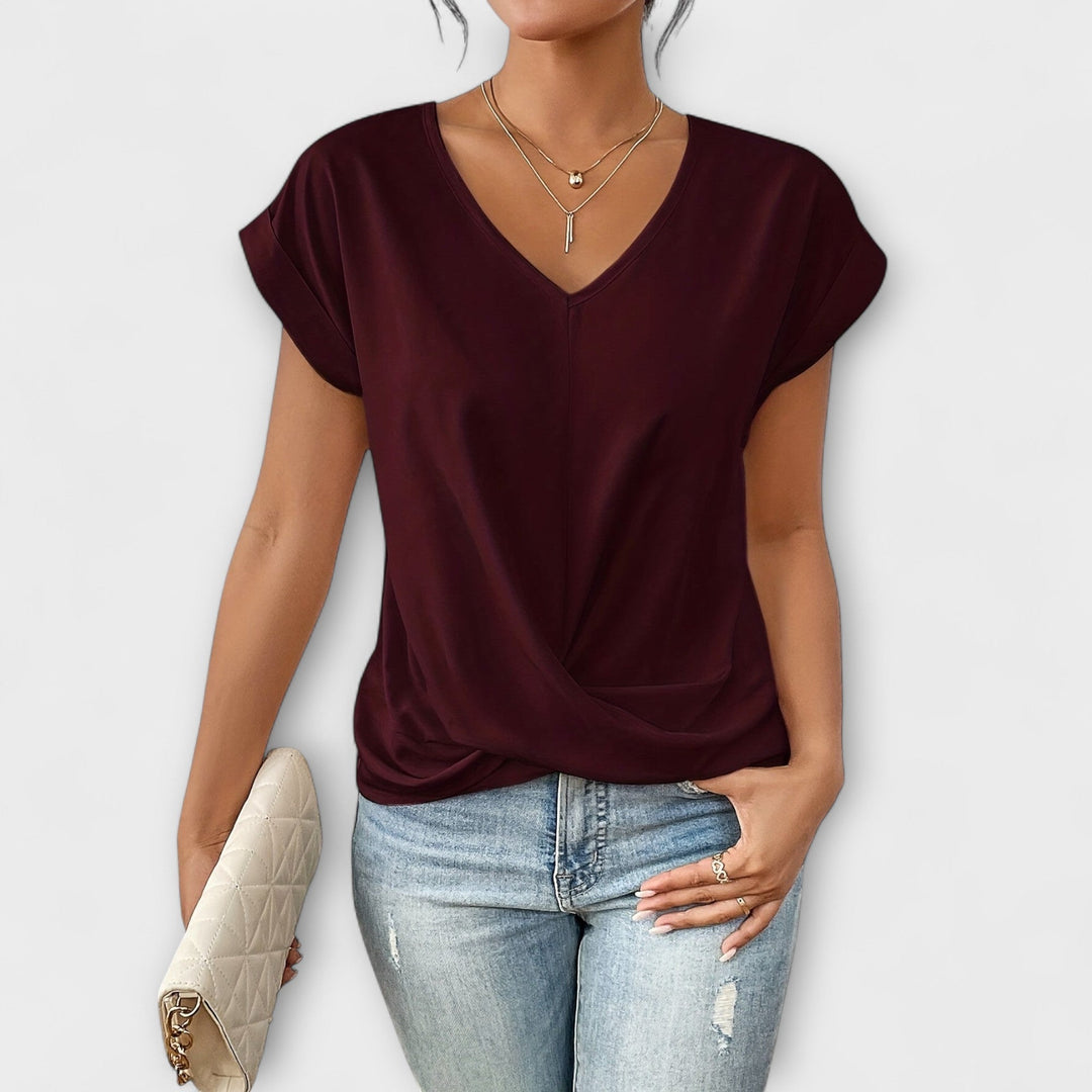 Jasmina - V-Ausschnitt Top