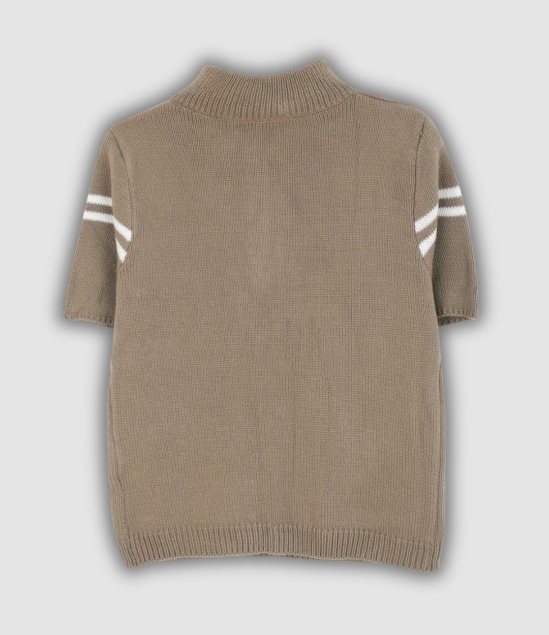 Zenobia - Gestreifter Pullover mit Reißverschluss