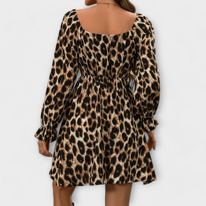 Tabea - Bezauberndes Kleid mit Leopardenprint
