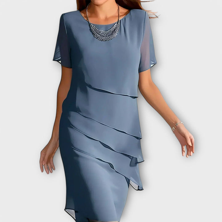 Ottilie - Stilvolles figurbetonte Kleid