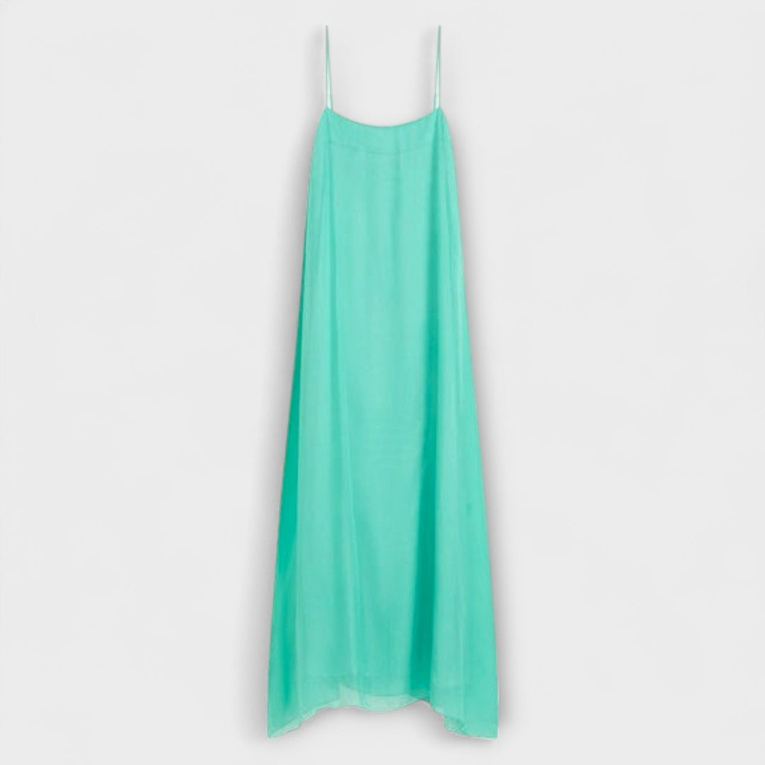 Renate - Elegantes Maxikleid mit Spaghettiträgern