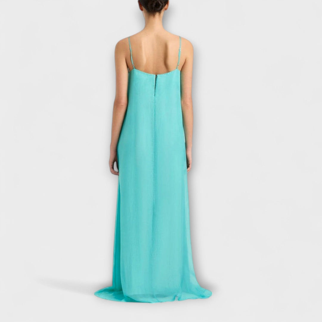 Renate - Elegantes Maxikleid mit Spaghettiträgern