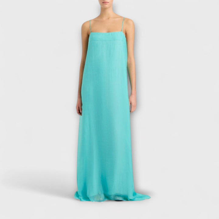 Renate - Elegantes Maxikleid mit Spaghettiträgern