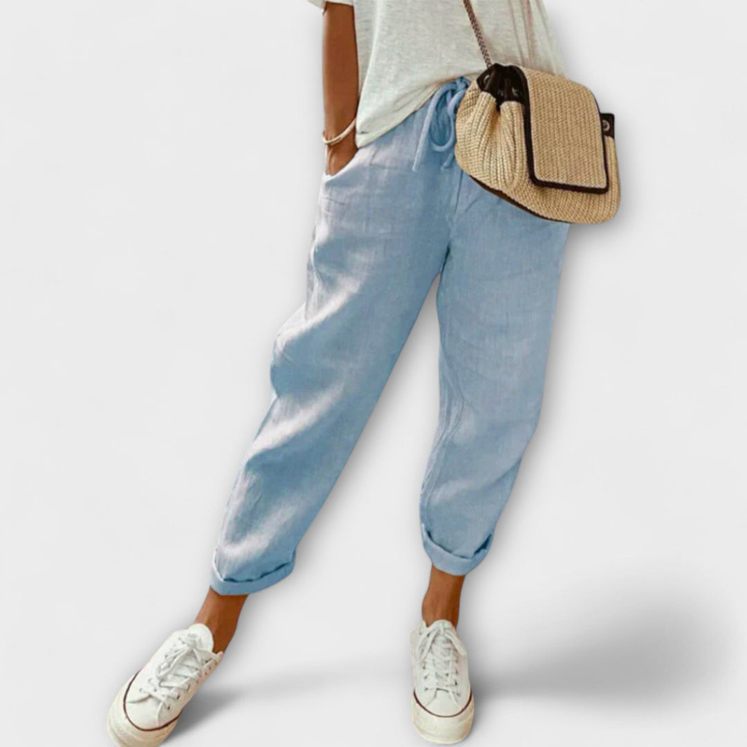Loyce - Modische und lässige Leinenhose