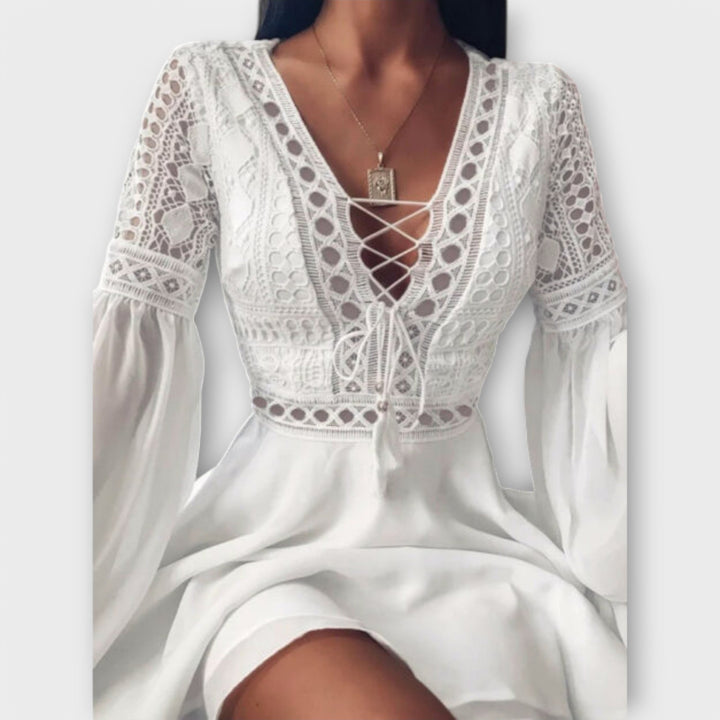 Traute - Kurzes Boho-Kleid