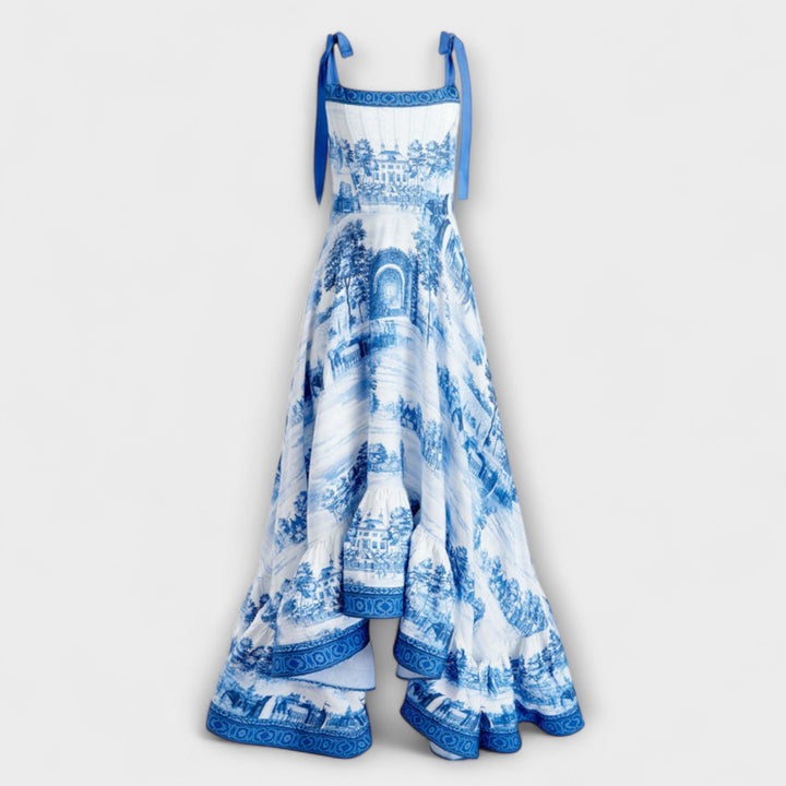 Vanessa - Charmantes Blumenkleid Maxi