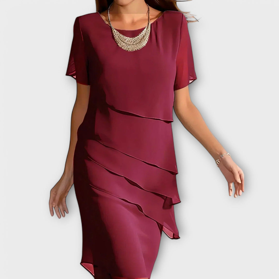 Ottilie - Stilvolles figurbetonte Kleid