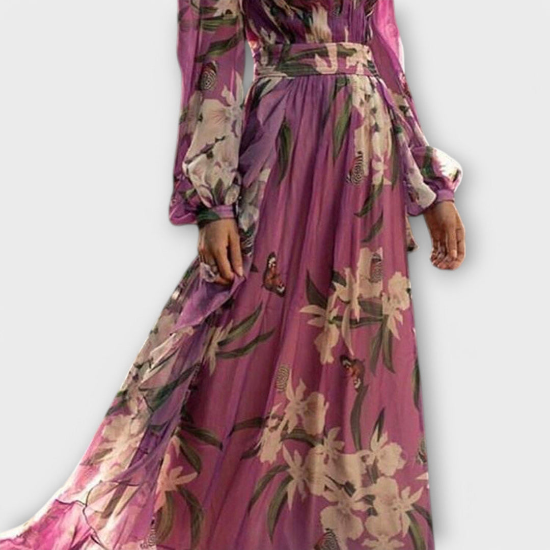 Frieda - Hochwertiges elegantes Maxikleid