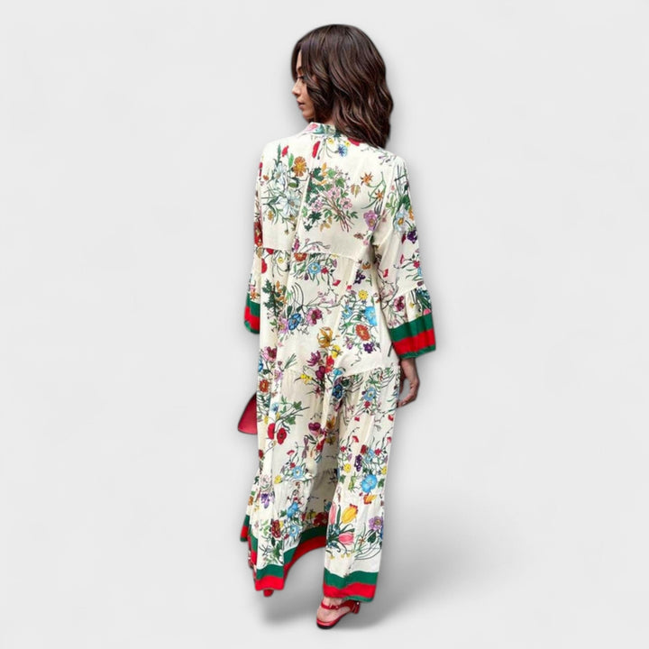Sybille - Maxikleid mit floralen Druck
