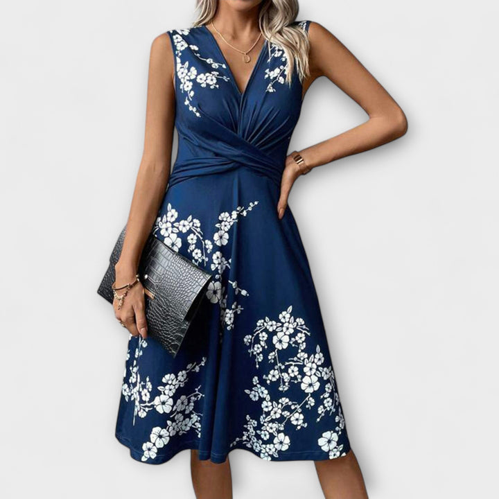Petra - Sommerkleid Mit Wickelausschnitt