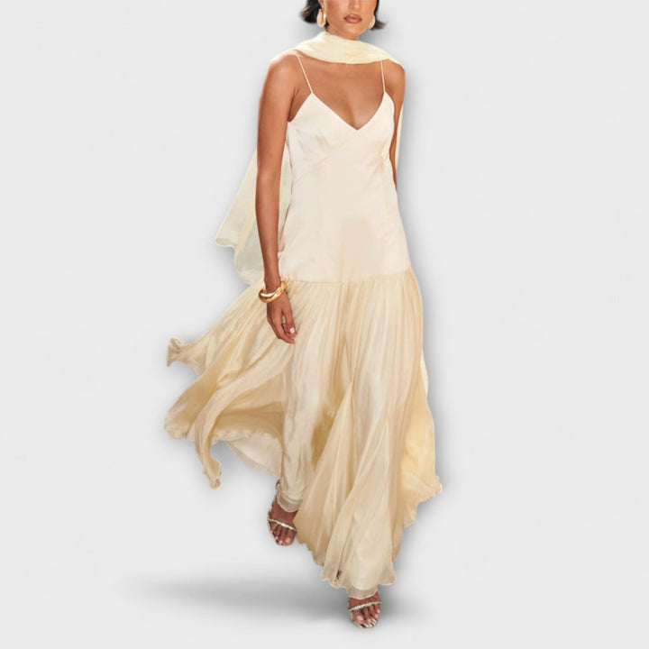 Martina - Fía Flows Lang Maxi Kleid