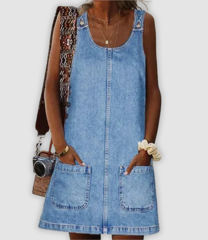 Delian – Praktisches und leichtes Sommerkleid aus Denim
