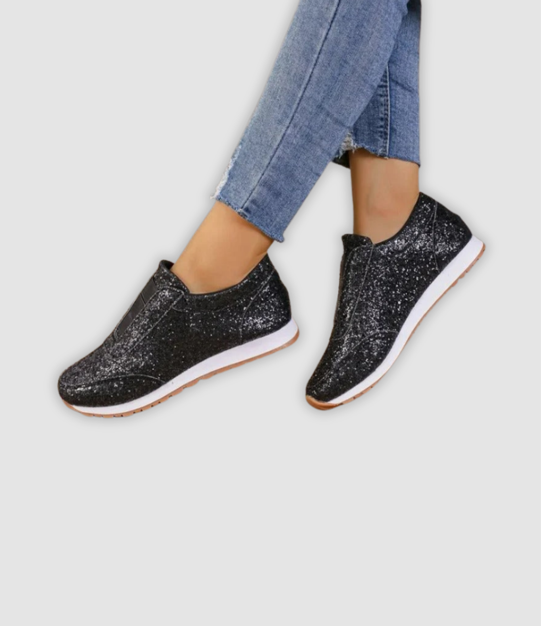 Liesbeth - Glitzer-Turnschuhe