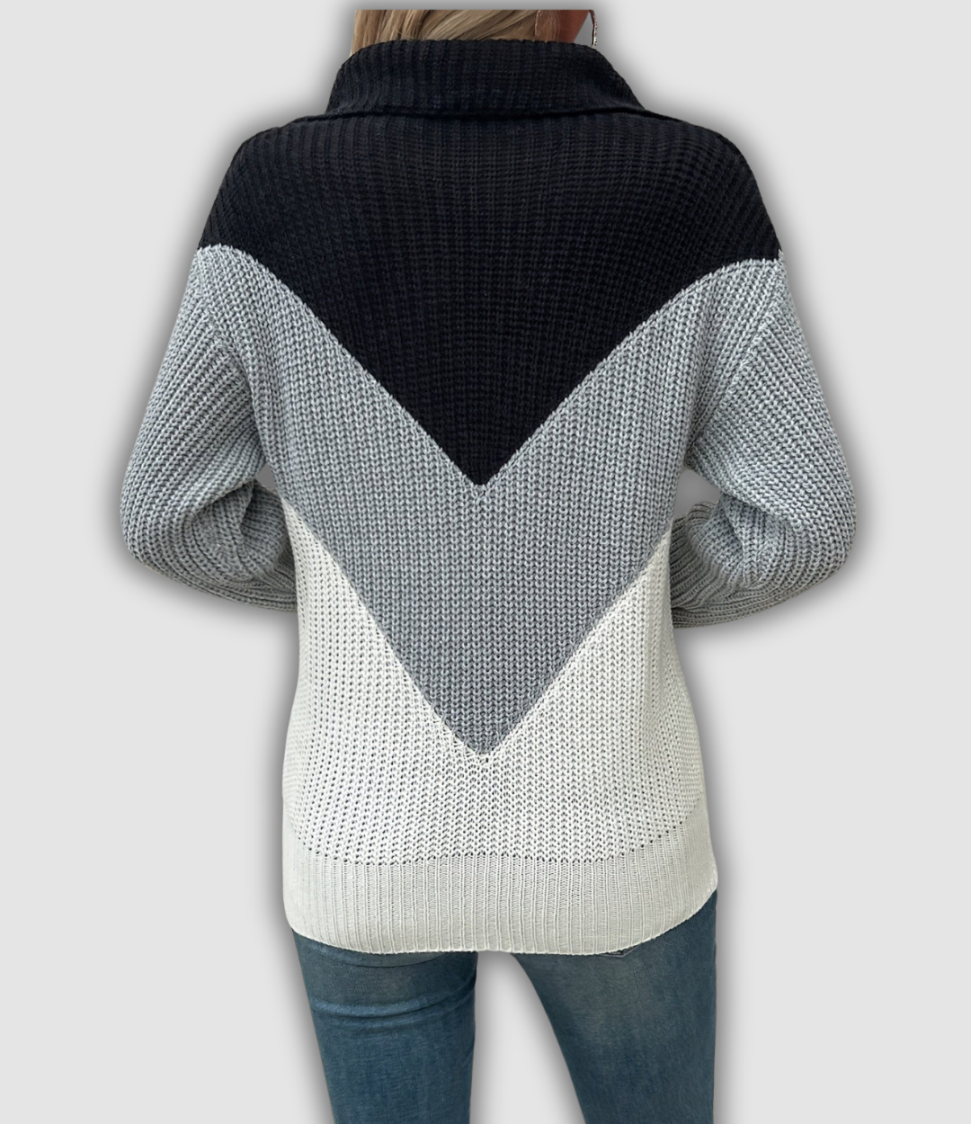 Carola - Pullover mit Reißverschluss