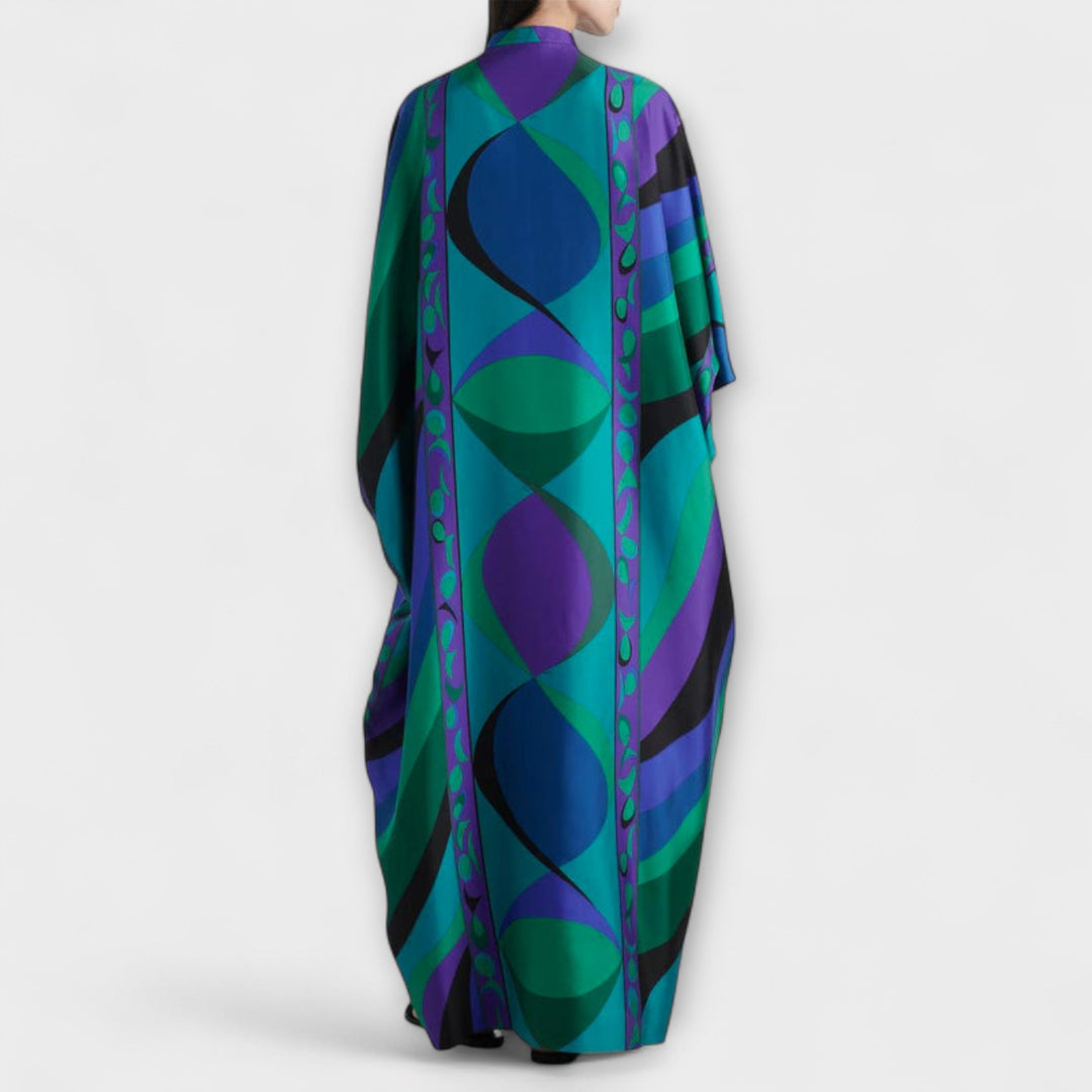 Isabella - Lebendiger Psychedelischer Kaftan