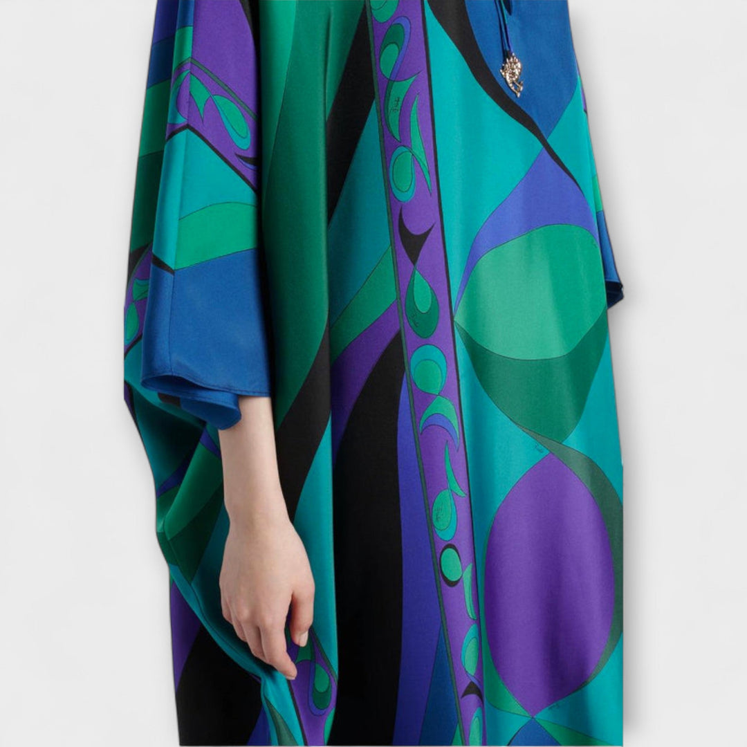 Isabella - Lebendiger Psychedelischer Kaftan