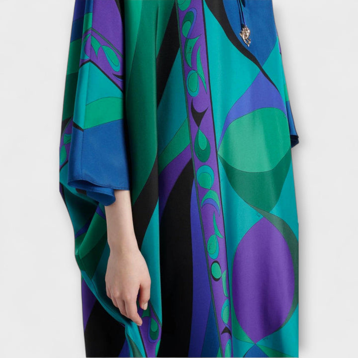 Isabella - Lebendiger Psychedelischer Kaftan