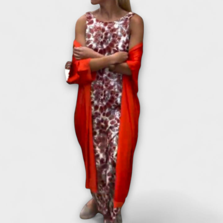 Annabell - Schickes Kleid mit Passendem Cardigan