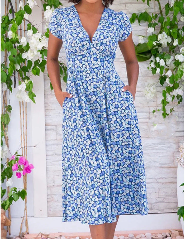 Celeste - Midikleid mit Knopfleiste