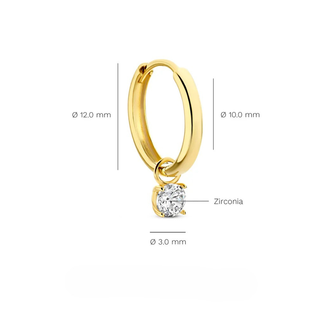 Ilse  - Larmes de Lune Stone Style Creolen