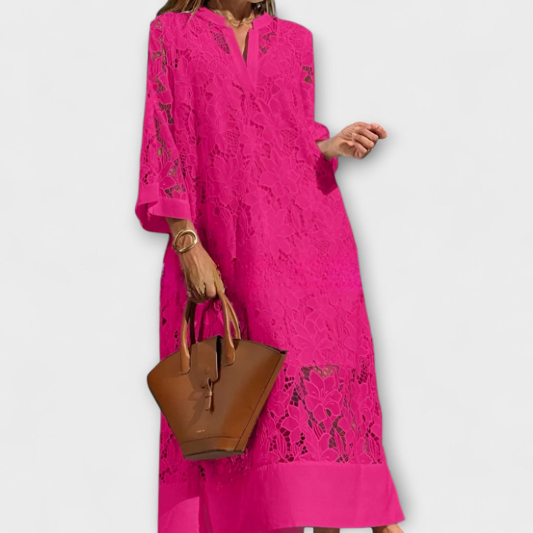 Ivonne - Dahlia Besticktes Kleid