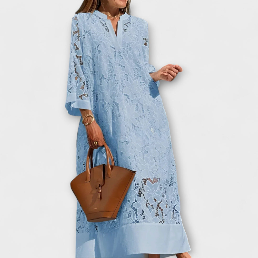Ivonne - Dahlia Besticktes Kleid