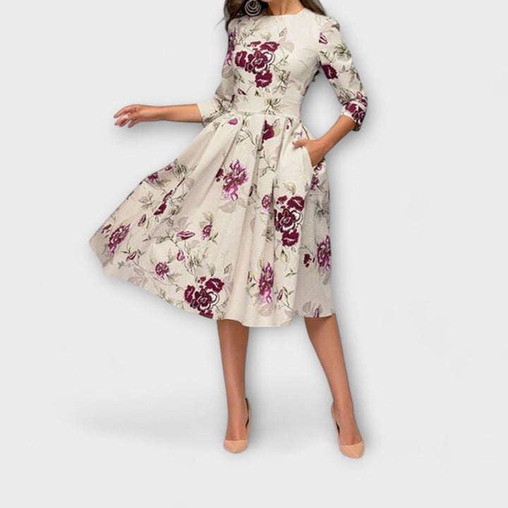 Xenia - Elegantes knielanges Kleid