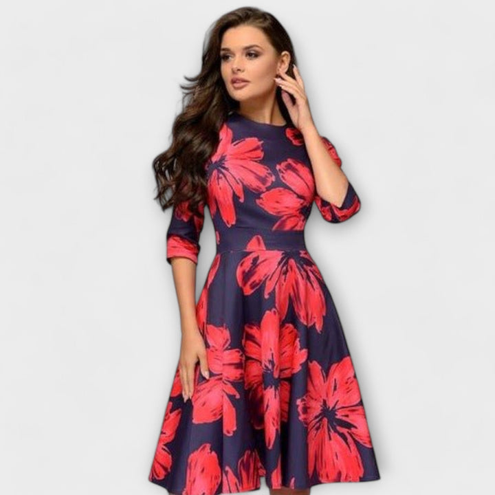Xenia - Elegantes knielanges Kleid