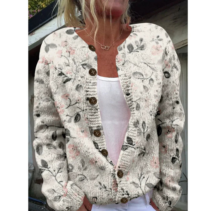 Vea - Schicke Strickjacke mit Print