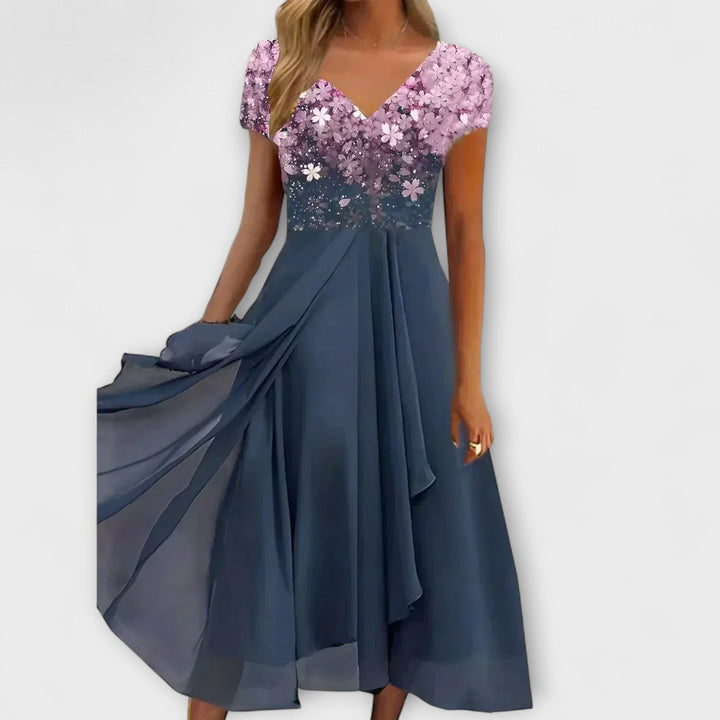 Aurelia - Damen Chiffon Partykleid