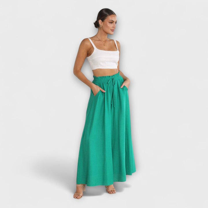 Idalie - Bequeme Bundfaltenhose