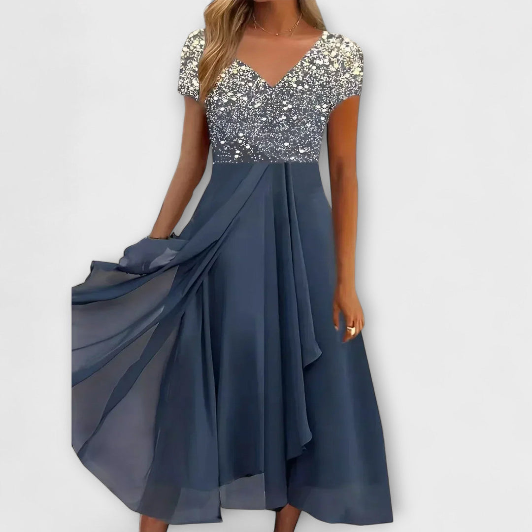 Aurelia - Damen Chiffon Partykleid