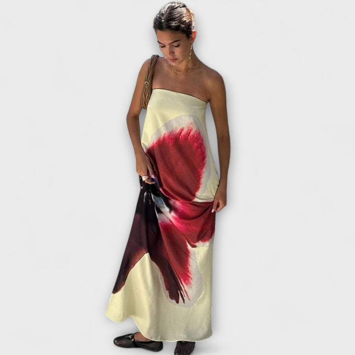 Anastasia - Schickes Off-Shoulder Ärmelloses Maxikleid