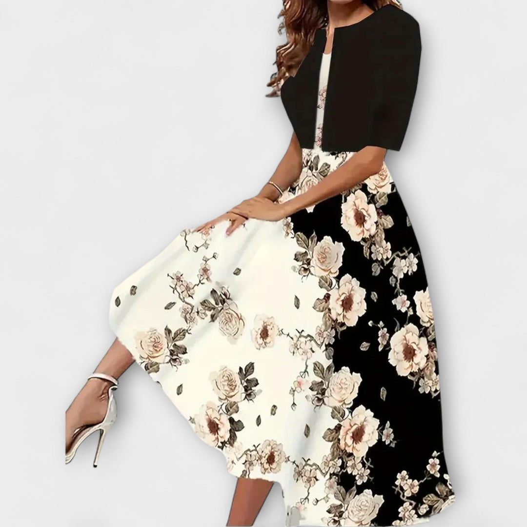 Miriam - Damen Midi Kleid mit Blazer