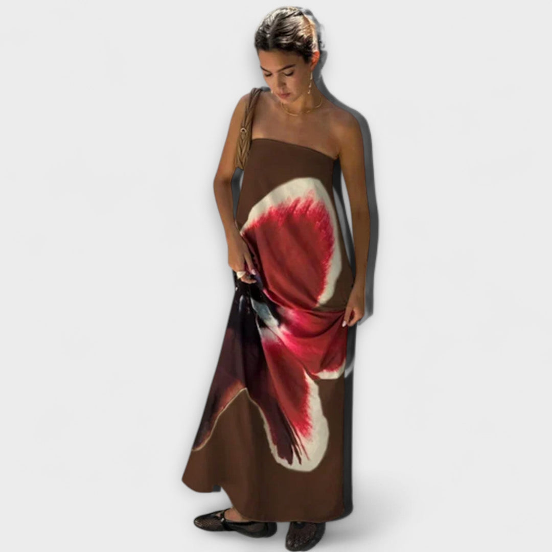 Anastasia - Schickes Off-Shoulder Ärmelloses Maxikleid