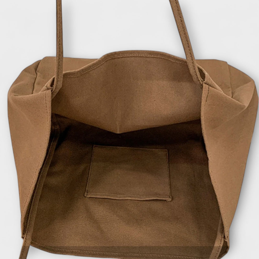Ilse - Hochwertige große Canvas-Shopper-Tasche