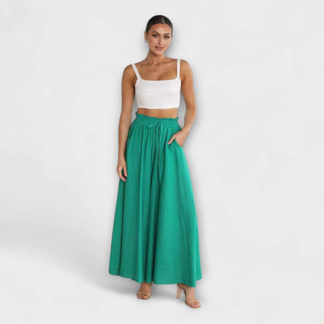 Idalie - Bequeme Bundfaltenhose