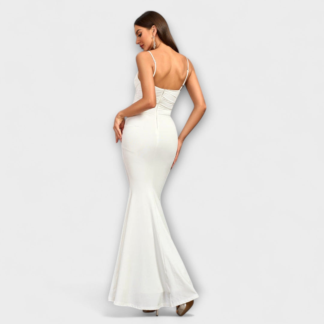 Diana - Elegantes Rüschenkleid