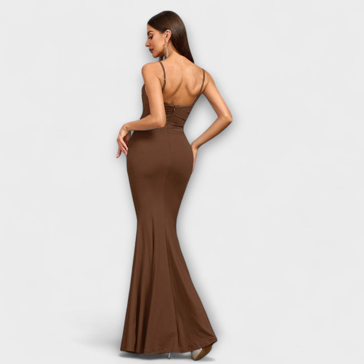 Diana - Elegantes Rüschenkleid