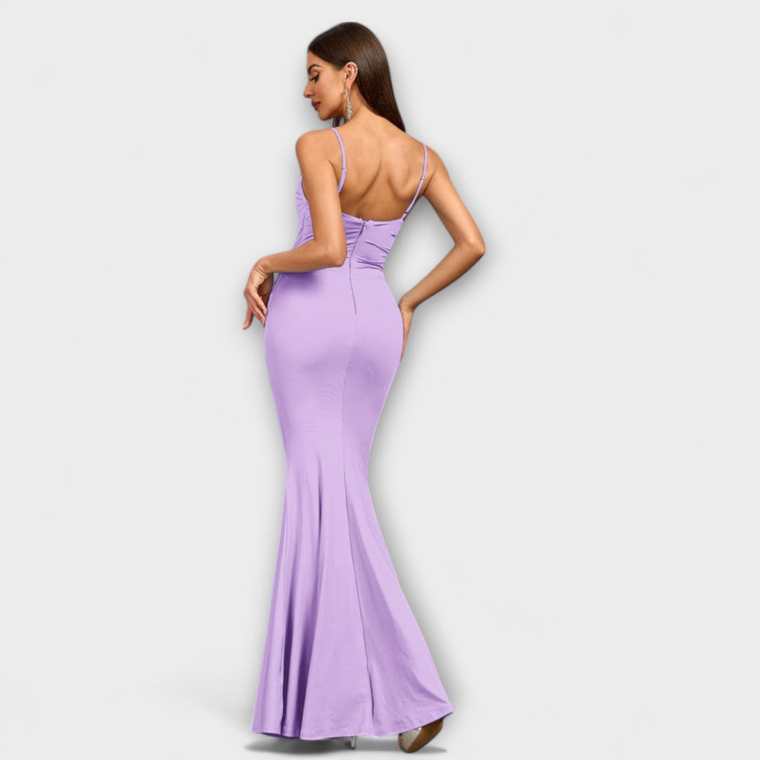 Diana - Elegantes Rüschenkleid