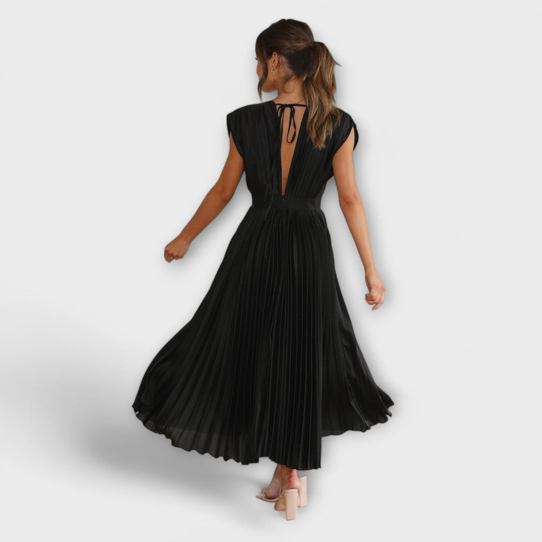 Greta - Stilvolles Faltenkleid