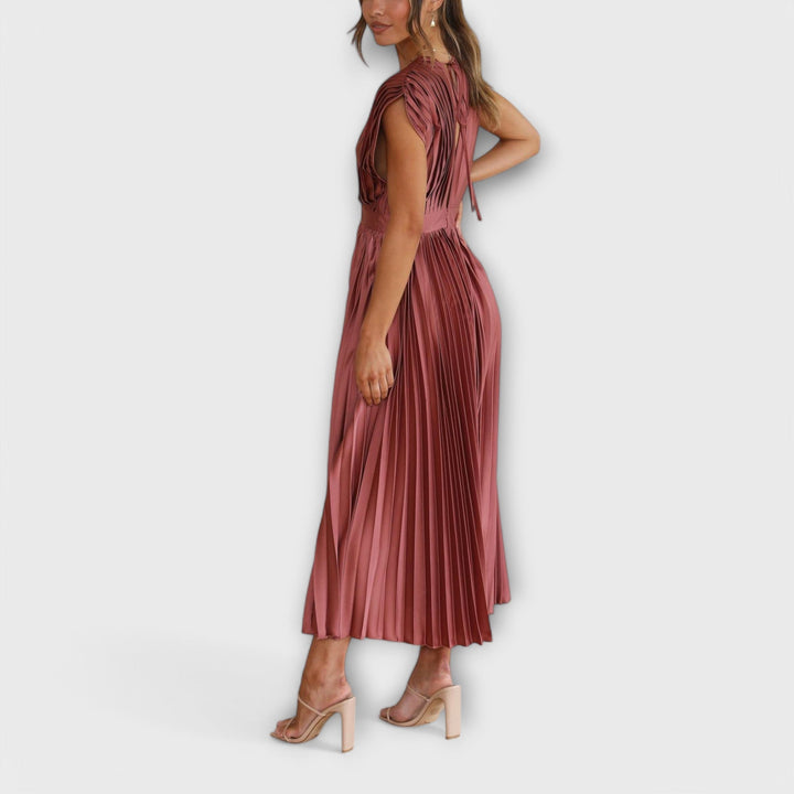 Greta - Stilvolles Faltenkleid