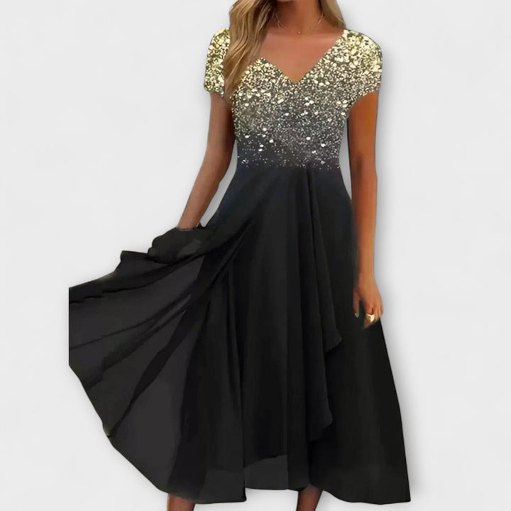 Aurelia - Damen Chiffon Partykleid