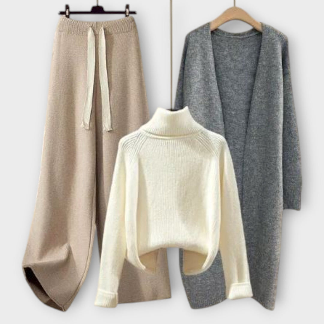 Sophie – Dreiteiliges Set Im Lässigen Flair-Stil Für Damen